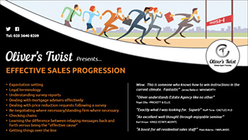 Oliver's Sales Progression Course web banner